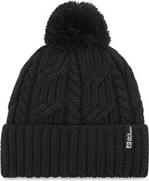 ΣΚΟΥΦΟΣ POMPOM 1905092 ΜΑΥΡΟ JACK WOLFSKIN