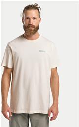 T-SHIRT ESSENTIAL 1808382 ΕΚΡΟΥ REGULAR FIT JACK WOLFSKIN