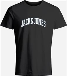 ΜΠΛΟΥΖΑ JPRBLUBOOSTER TEE SS CREW NECK JAN23 12234749-BLACK BLACK JACK & JONES