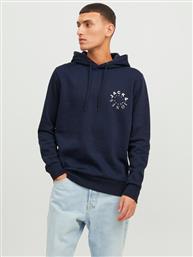 ΜΠΛΟΥΖΑ WARRIOR 12242543 ΣΚΟΥΡΟ ΜΠΛΕ REGULAR FIT JACK & JONES από το MODIVO