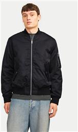 ΜΠΟΜΠΕΡ ΜΠΟΥΦΑΝ OCEAN 12256857 ΜΑΥΡΟ REGULAR FIT JACK & JONES