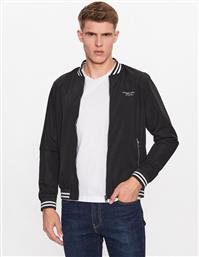 ΜΠΟΜΠΕΡ ΜΠΟΥΦΑΝ SPLASH 12234723 ΜΑΥΡΟ REGULAR FIT JACK & JONES