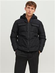 ΜΠΟΥΦΑΝ ΧΕΙΜΩΝΙΑΤΙΚΟ 12236044 ΜΑΥΡΟ REGULAR FIT JACK & JONES