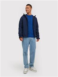 ΜΠΟΥΦΑΝ SOFTSHELL MARVIN 12212363 ΣΚΟΥΡΟ ΜΠΛΕ REGULAR FIT JACK & JONES