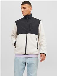 FLEECE MARVIN 12235864 ΕΚΡΟΥ REGULAR FIT JACK & JONES