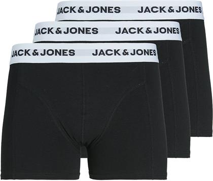 JACBASIC WHITE WB TRUNKS 3 PACK SN JACK & JONES