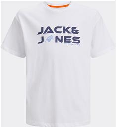 JCOACTIVE GO TEE SS CREW NECK JNR 12235634-WHITE WHITE JACK & JONES