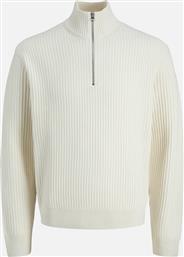 JCOGRID KNIT HALF ZIP JACK & JONES