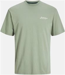 JJBEAU TEE SS FRONTPRINT CREW NECK LN JACK & JONES