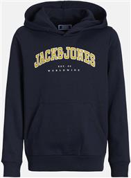 JJECALEB VARSITY SWEAT HOOD NOOS JNR JACK & JONES