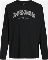 JJECALEB VARSITY TEE LS O-NECK JNR JACK & JONES