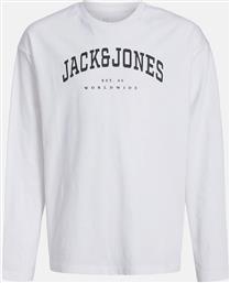 JJECALEB VARSITY TEE LS O-NECK JNR JACK & JONES