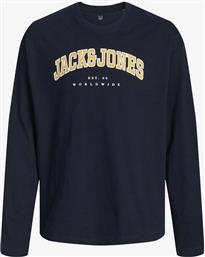 JJECALEB VARSITY TEE LS O-NECK SN JNR JACK & JONES