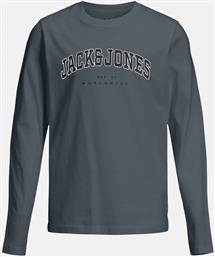 JJECALEB VARSITY TEE LS O-NECK SN JNR JACK & JONES