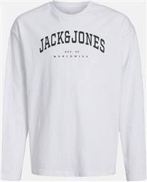 JJECALEB VARSITY TEE LS O-NECK SN JNR JACK & JONES