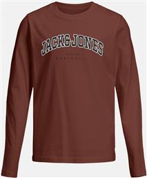 JJECALEB VARSITY TEE LS O-NECK SN JNR JACK & JONES