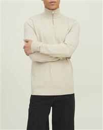 JJEEMIL KNIT HALF ZIP NOOS JACK & JONES