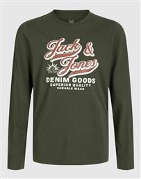 JJELOGO TEE LS O-NEC 2 COL AW25 NOOS JNR JACK & JONES