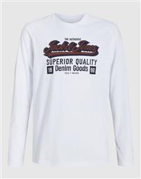 JJELOGO TEE LS O-NEC 2 COL AW25 NOOS JNR JACK & JONES
