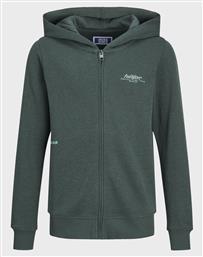 JJGREAT B2S LOGO SWEAT ZIP HOOD JNR JACK & JONES