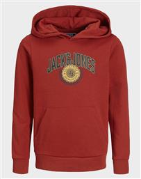 JJKAM VARSITY BRANDING SWEAT HOOD JNR JACK & JONES