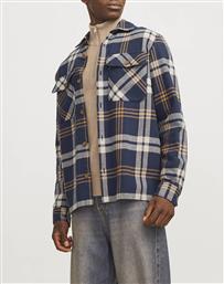 JPRRAYMOND MELANGE CHECK LS OVERSHIRT SN JACK & JONES