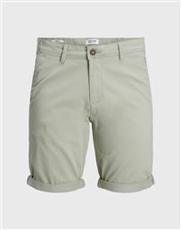 JPSTBOWIE JJSHORTS SOLID SA SN 12165604-WROUGHT IRON IVORY JACK & JONES