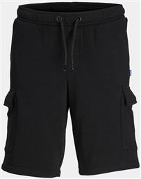 ΑΘΛΗΤΙΚΟ ΣΟΡΤΣ BRADLEY 12254213 ΜΑΥΡΟ REGULAR FIT JACK & JONES