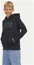 ΜΠΛΟΥΖΑ CORP LOGO 12152841 ΜΑΥΡΟ REGULAR FIT JACK & JONES