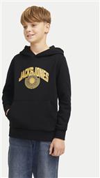 ΜΠΛΟΥΖΑ KAM VARSITY 12266761 ΜΑΥΡΟ STANDARD FIT JACK & JONES