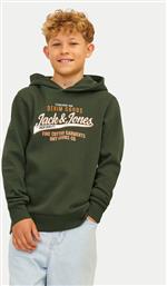 ΜΠΛΟΥΖΑ LOGO 12258824 ΠΡΑΣΙΝΟ REGULAR FIT JACK & JONES