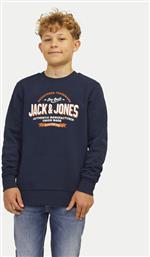 ΜΠΛΟΥΖΑ LOGO 12258840 ΣΚΟΥΡΟ ΜΠΛΕ REGULAR FIT JACK & JONES