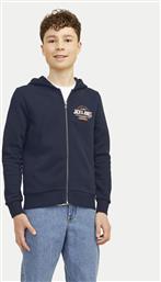 ΜΠΛΟΥΖΑ LOGO 12258858 ΣΚΟΥΡΟ ΜΠΛΕ REGULAR FIT JACK & JONES