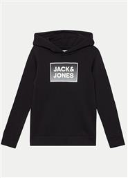 ΜΠΛΟΥΖΑ STEEL 12249653 ΜΑΥΡΟ REGULAR FIT JACK & JONES