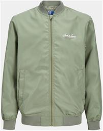 ΜΠΟΜΠΕΡ ΜΠΟΥΦΑΝ OLIVER 12249437 ΠΡΑΣΙΝΟ REGULAR FIT JACK & JONES