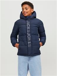 ΜΠΟΥΦΑΝ ΧΕΙΜΩΝΙΑΤΙΚΟ 12246122 ΣΚΟΥΡΟ ΜΠΛΕ REGULAR FIT JACK & JONES