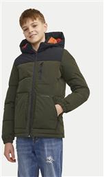 ΜΠΟΥΦΑΝ ΧΕΙΜΩΝΙΑΤΙΚΟ OTTO 12258547 ΠΡΑΣΙΝΟ REGULAR FIT JACK & JONES