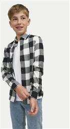 ΠΟΥΚΑΜΙΣΟ GINGHAM 12183050 ΓΚΡΙ REGULAR FIT JACK & JONES