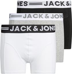 ΣΕΤ ΜΠΟΞΕΡΑΚΙΑ 3 ΤΜΧ 12149293 ΕΓΧΡΩΜΟ JACK & JONES