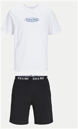 ΣΕΤ T-SHIRT ΚΑΙ ΑΘΛΗΤΙΚΟ ΣΟΡΤΣ OLIVER 12257172 ΛΕΥΚΟ STANDARD FIT JACK & JONES