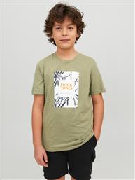 T-SHIRT 12230796 ΠΡΑΣΙΝΟ STANDARD FIT JACK & JONES