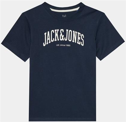 T-SHIRT 12237441 ΣΚΟΥΡΟ ΜΠΛΕ REGULAR FIT JACK & JONES