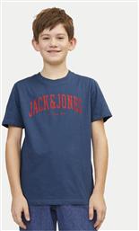 T-SHIRT 12237441 ΣΚΟΥΡΟ ΜΠΛΕ REGULAR FIT JACK & JONES