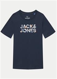 T-SHIRT 12268854 ΣΚΟΥΡΟ ΜΠΛΕ REGULAR FIT JACK & JONES