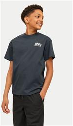 T-SHIRT BRONX SQUARE 12263185 ΓΚΡΙ LOOSE FIT JACK & JONES