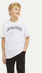 T-SHIRT CALEB 12258924 ΛΕΥΚΟ RELAXED FIT JACK & JONES