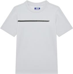T-SHIRT FUSION 12274610 ΓΚΡΙ REGULAR FIT JACK & JONES JUNIOR