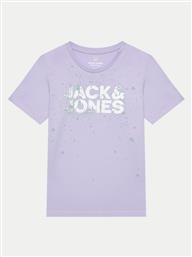 T-SHIRT JCOSPLASH 12257415 ΜΩΒ REGULAR FIT JACK & JONES JUNIOR