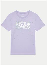 T-SHIRT JCOSPLASH 12257415 ΜΩΒ REGULAR FIT JACK & JONES