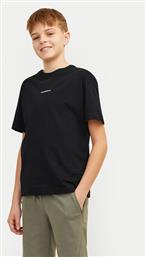 T-SHIRT JORARUBA 12257134 ΜΑΥΡΟ VOLUME FIT JACK & JONES